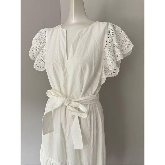NWT Rails Embroidered Gia Midi Dress White Size Small $288 - Picture 6 of 12